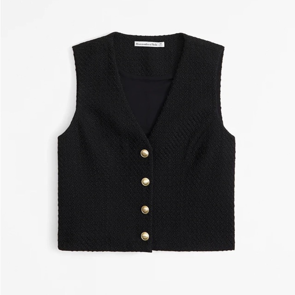 NWT Abercrombie Tweed Vest Top